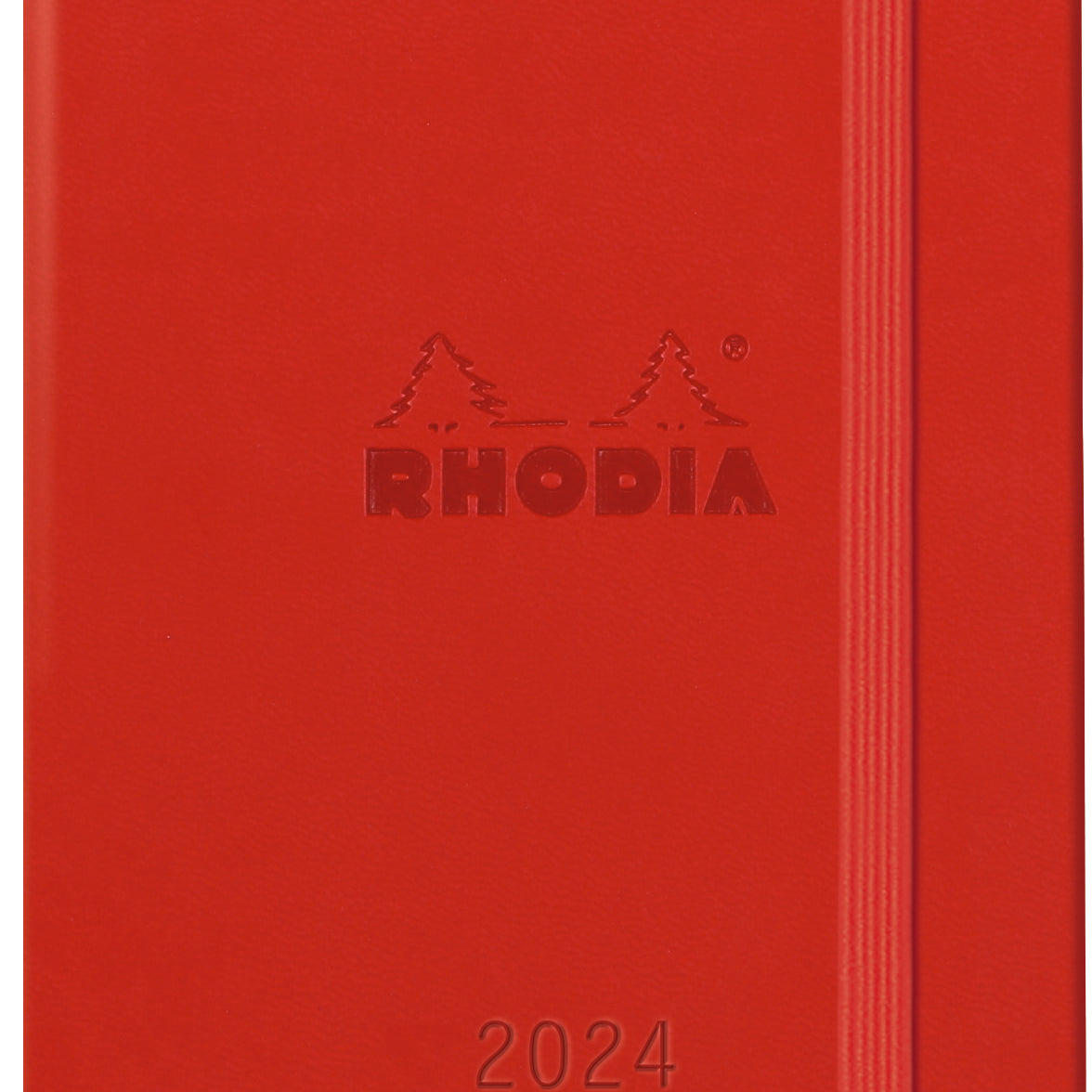 RHODIA 2024 Webplanner A6 Weekly Horizontal Poppy Default Title