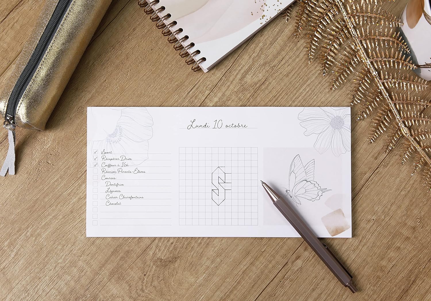 CLAIREFONTAINE x Evanescence Mini Planner 50s