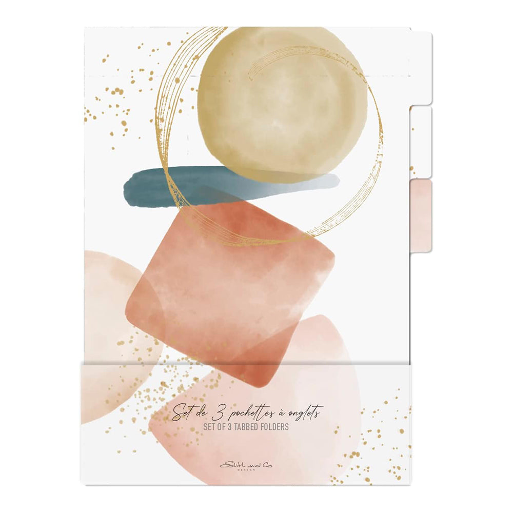 CLAIREFONTAINE x Evanescence Tabbed Folder 22x31cm Set of 3