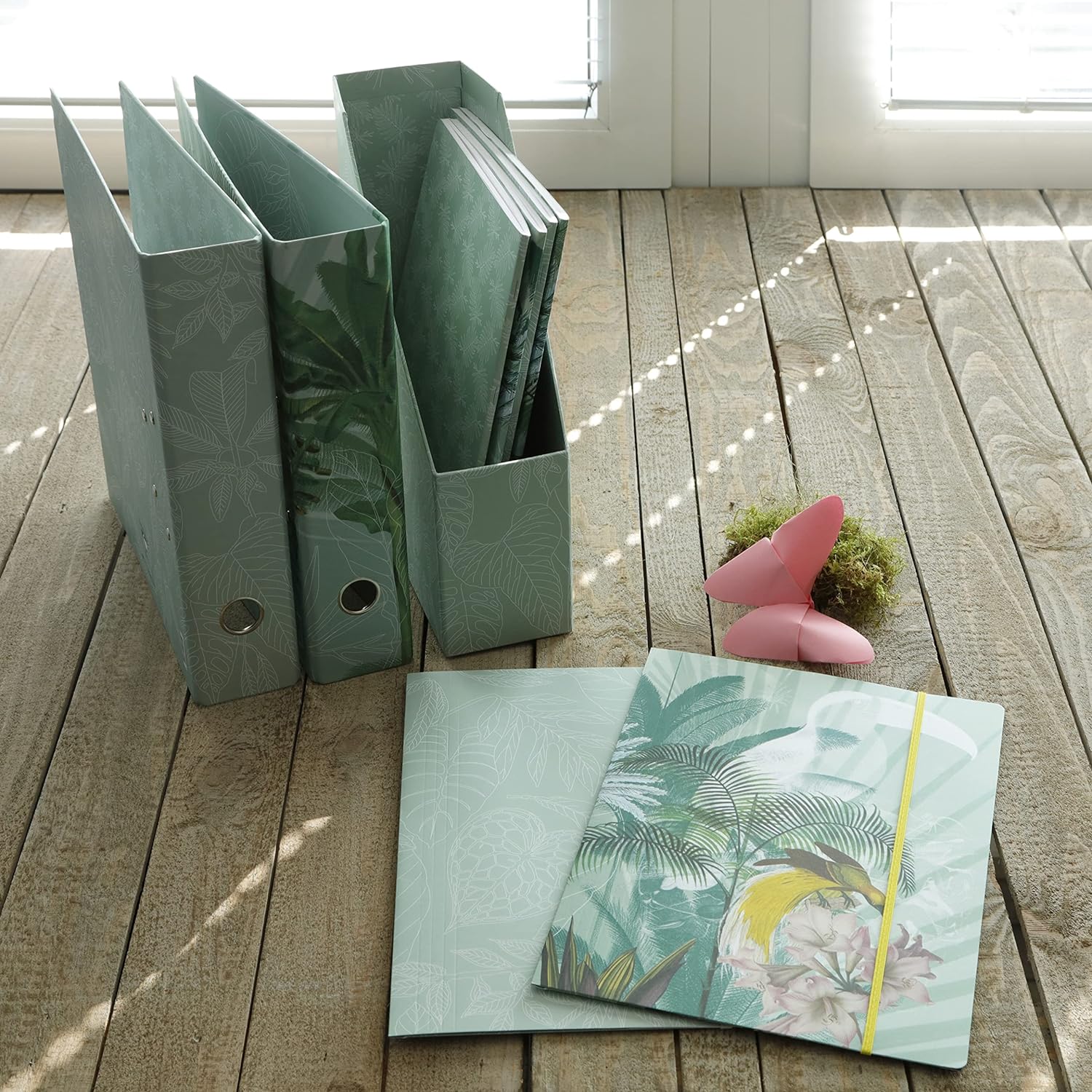 CLAIREFONTAINE x Jungle Harmony Elastic Folder 24x32cm Motif