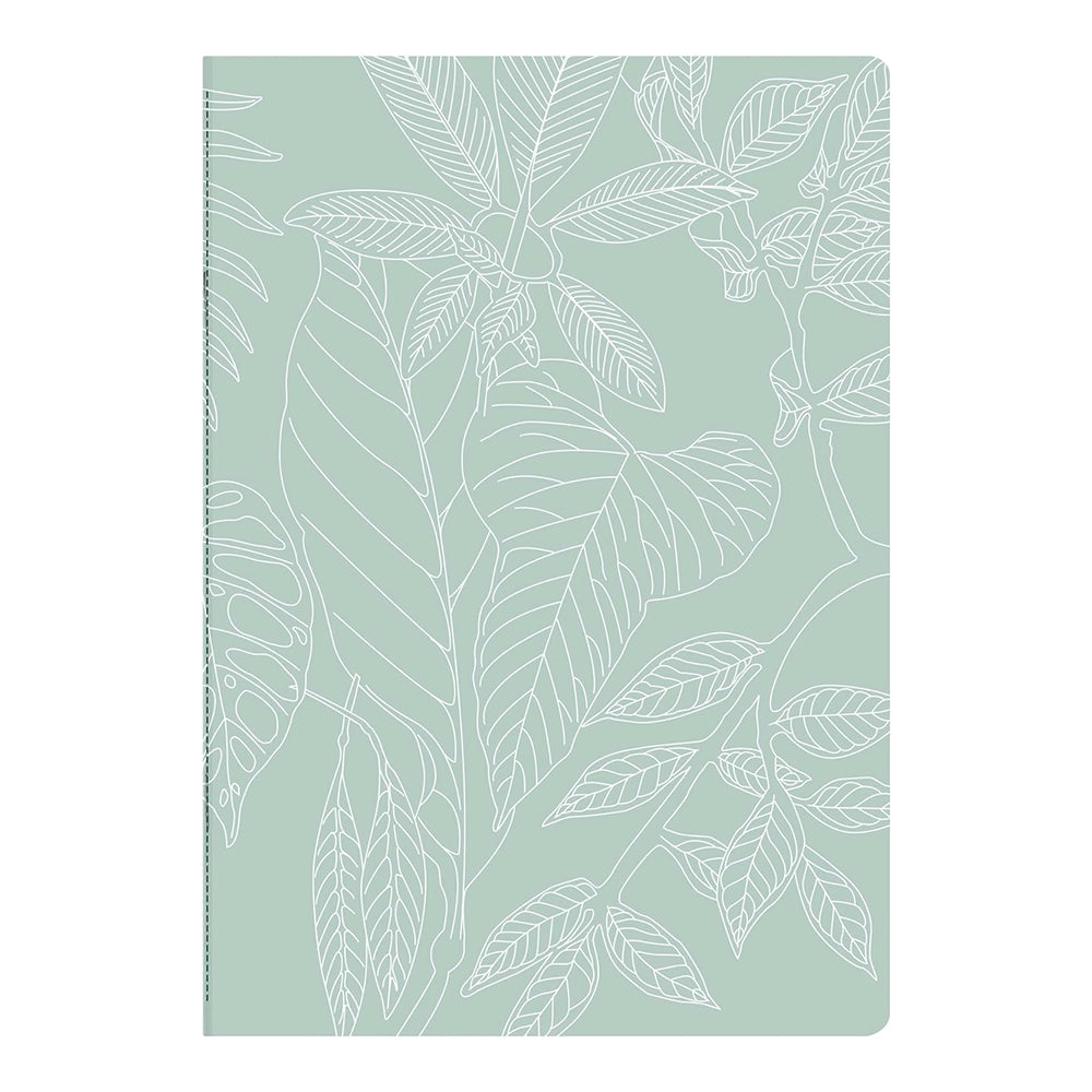 CLAIREFONTAINE x Jungle Harmony Notebook A5 32s Lined Motif Foliage