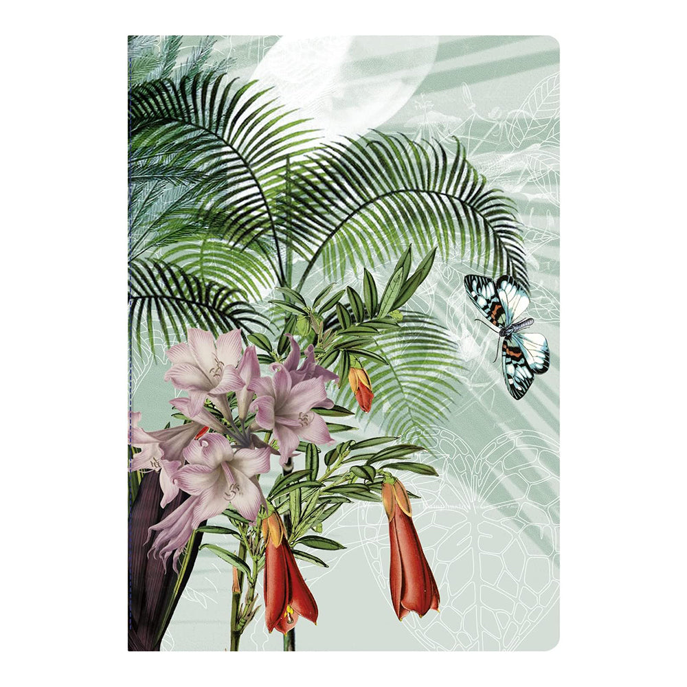 CLAIREFONTAINE x Jungle Harmony Notebook A5 32s Lined Foliage