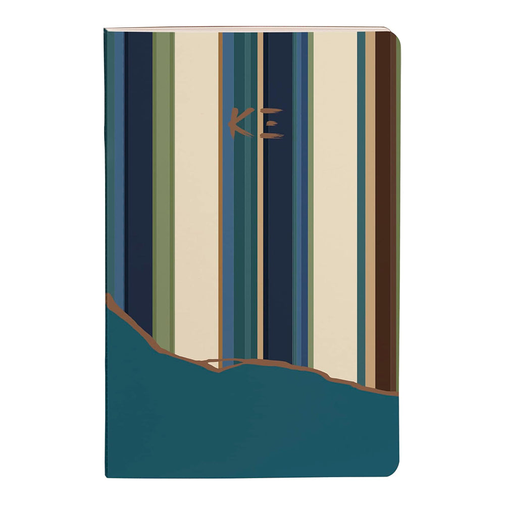 CLAIREFONTAINE x K3 Maiko Blue Stapled Notebook 11x17cm 32s Stripe