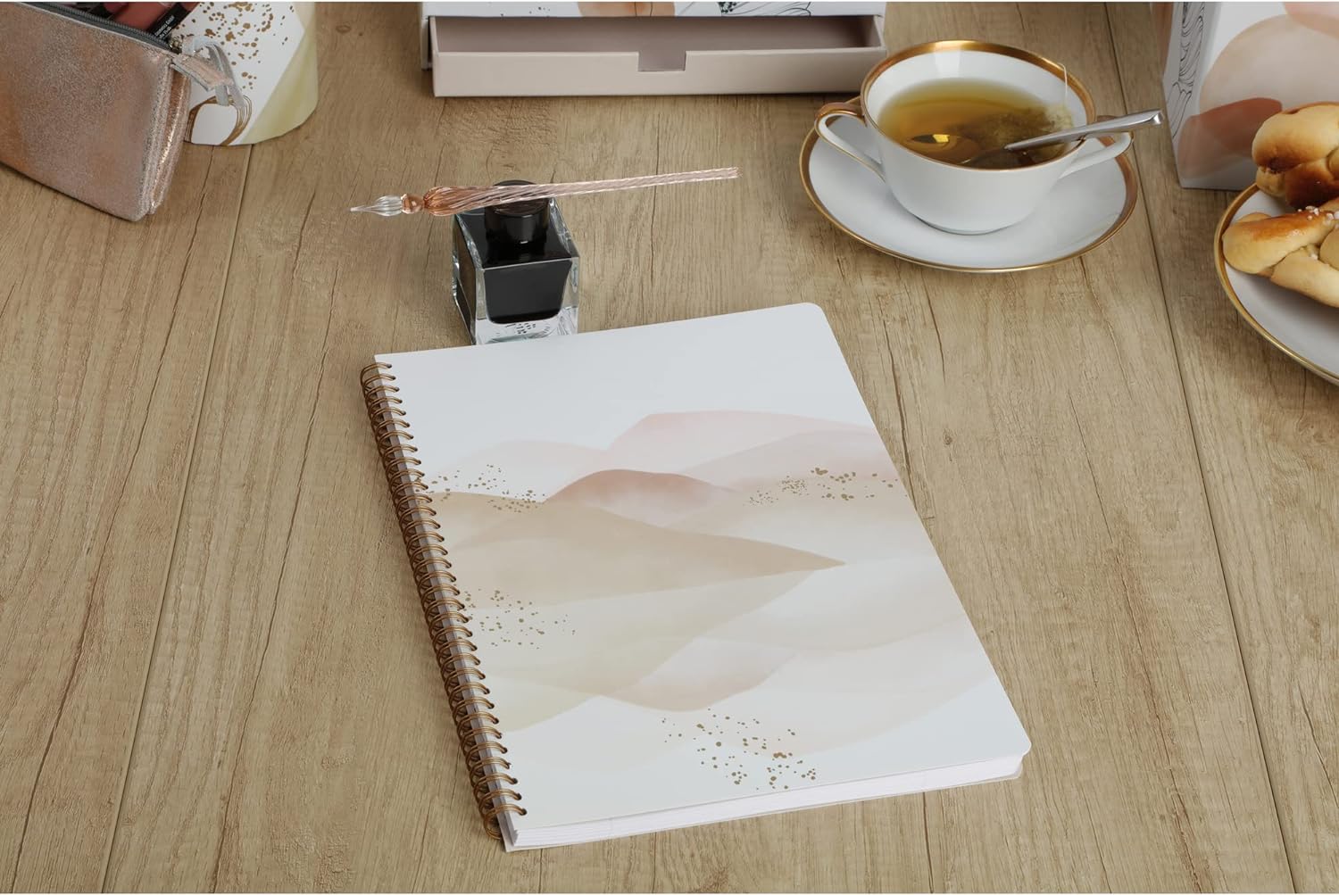 CLAIREFONTAINE x Evanescence Wirebound Notebook A4 74s Lined+Margin Valley Sunset