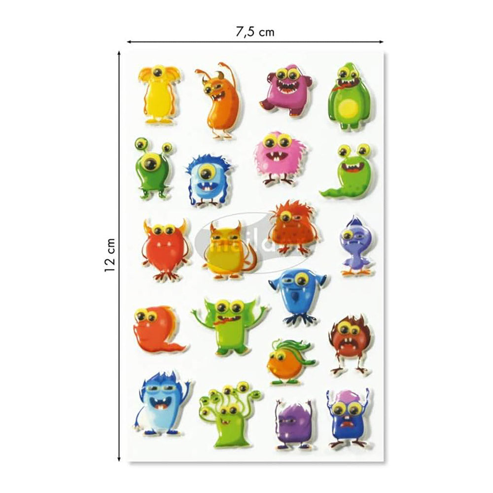 MAILDOR 3D Stickers Cooky Monsters 2 1s 1244740