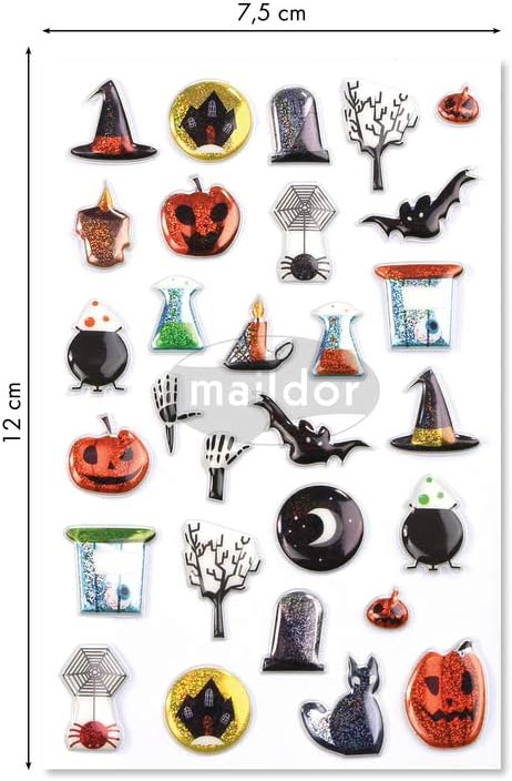 MAILDOR 3D Stickers Cooky Halloween 1s 1244742