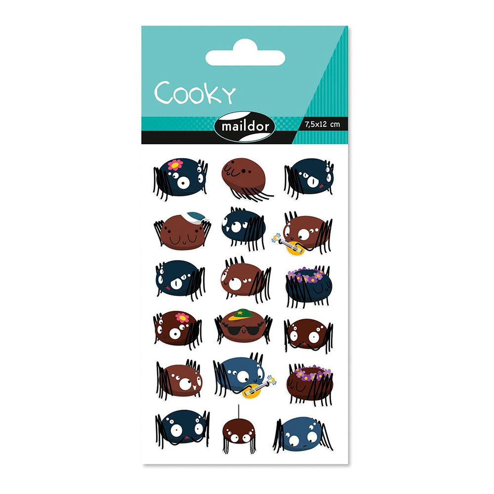 MAILDOR 3D Stickers Cooky Spiders 1s 1244746