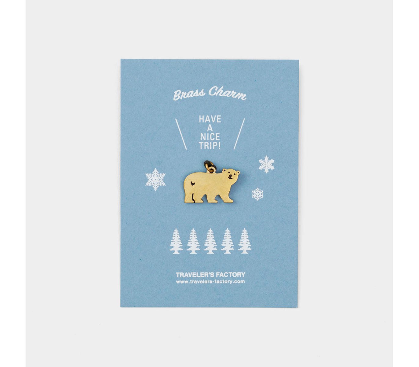 TRAVELERS FACTORY Brass Charm Little Bear