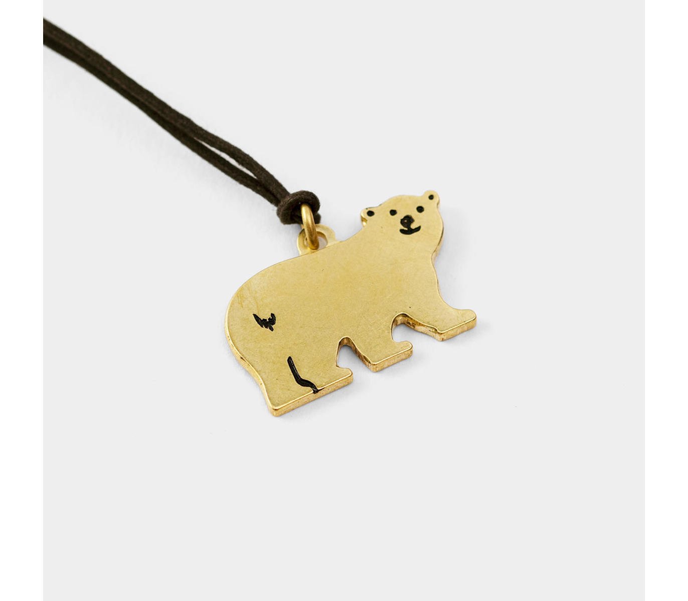 TRAVELERS FACTORY Brass Charm Little Bear