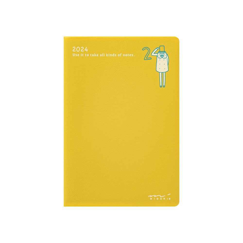 MIDORI 2024 Pocket Diary Mini Ojisan