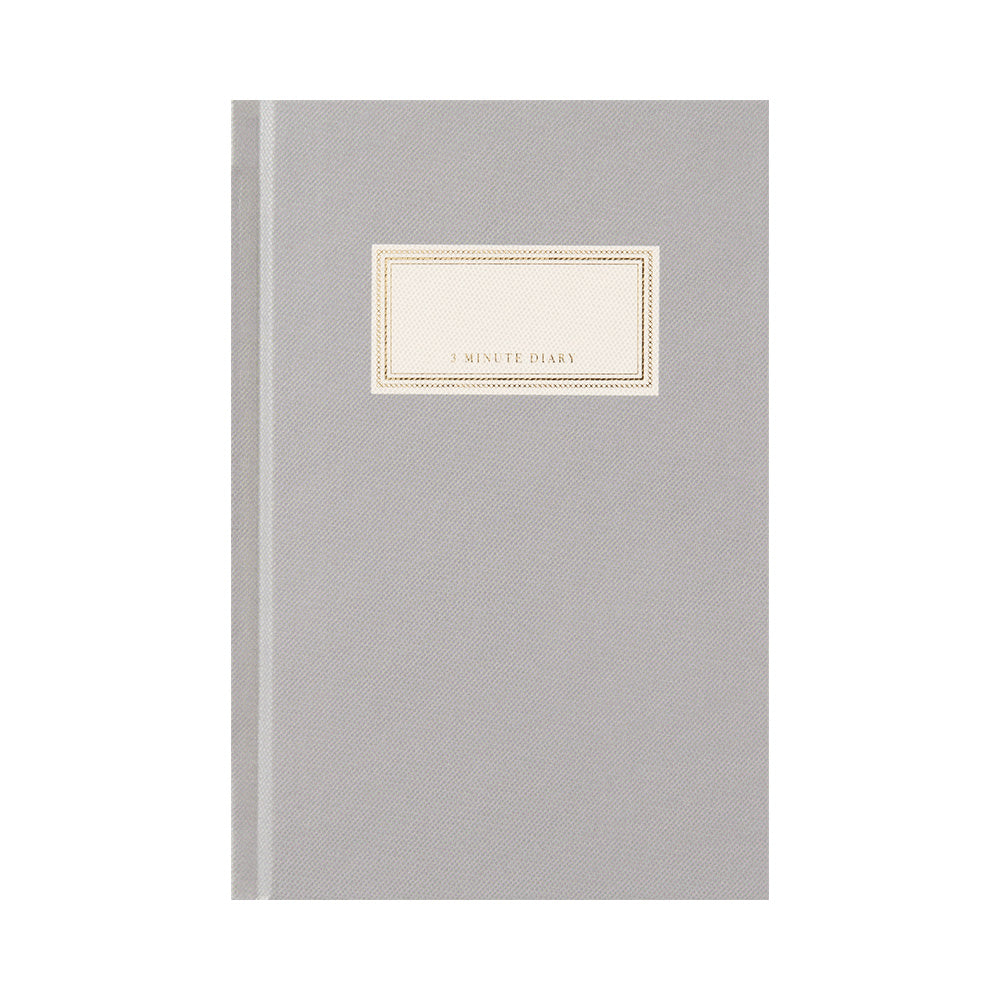 MIDORI 3 Minute Diary Gray
