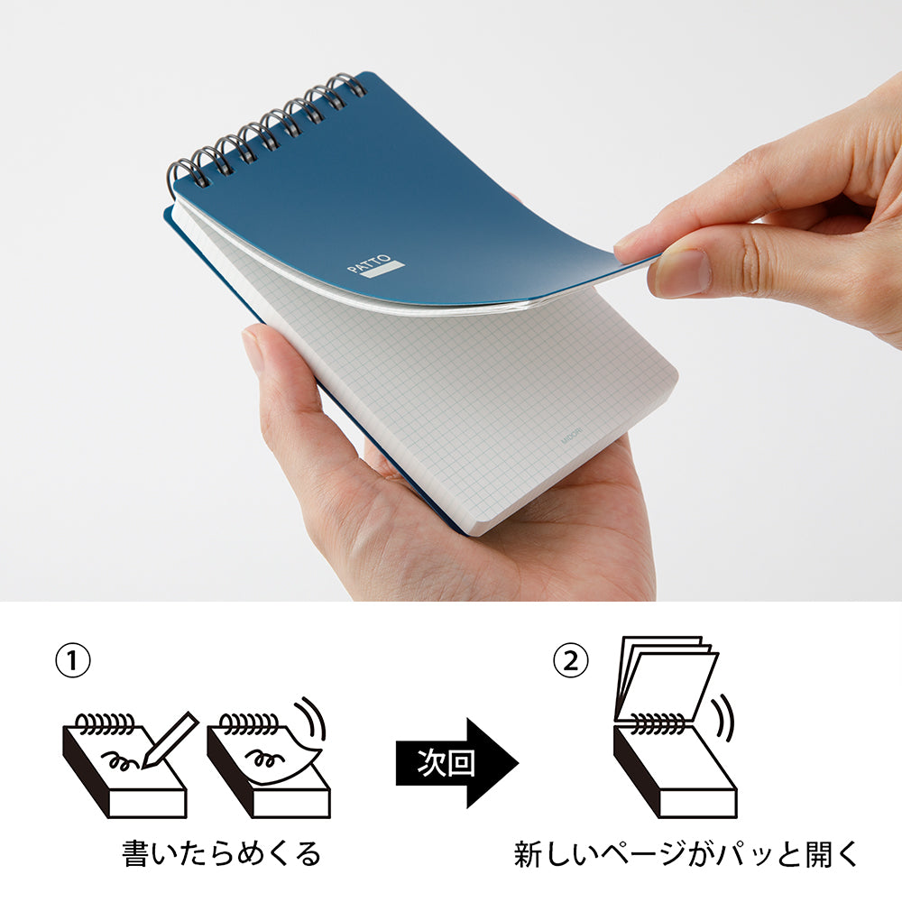 PATTO Quick Open Ring Memo-Navy