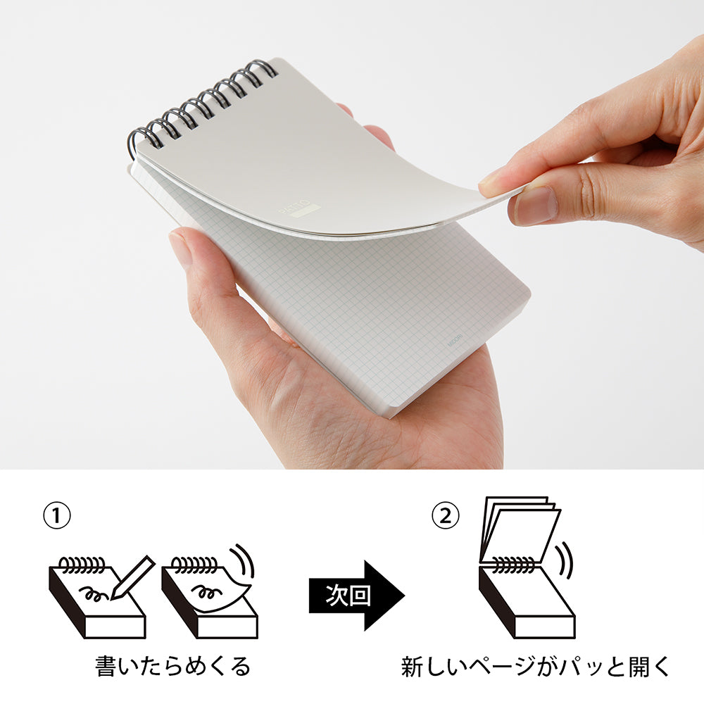 PATTO Quick Open Ring Memo-Gray