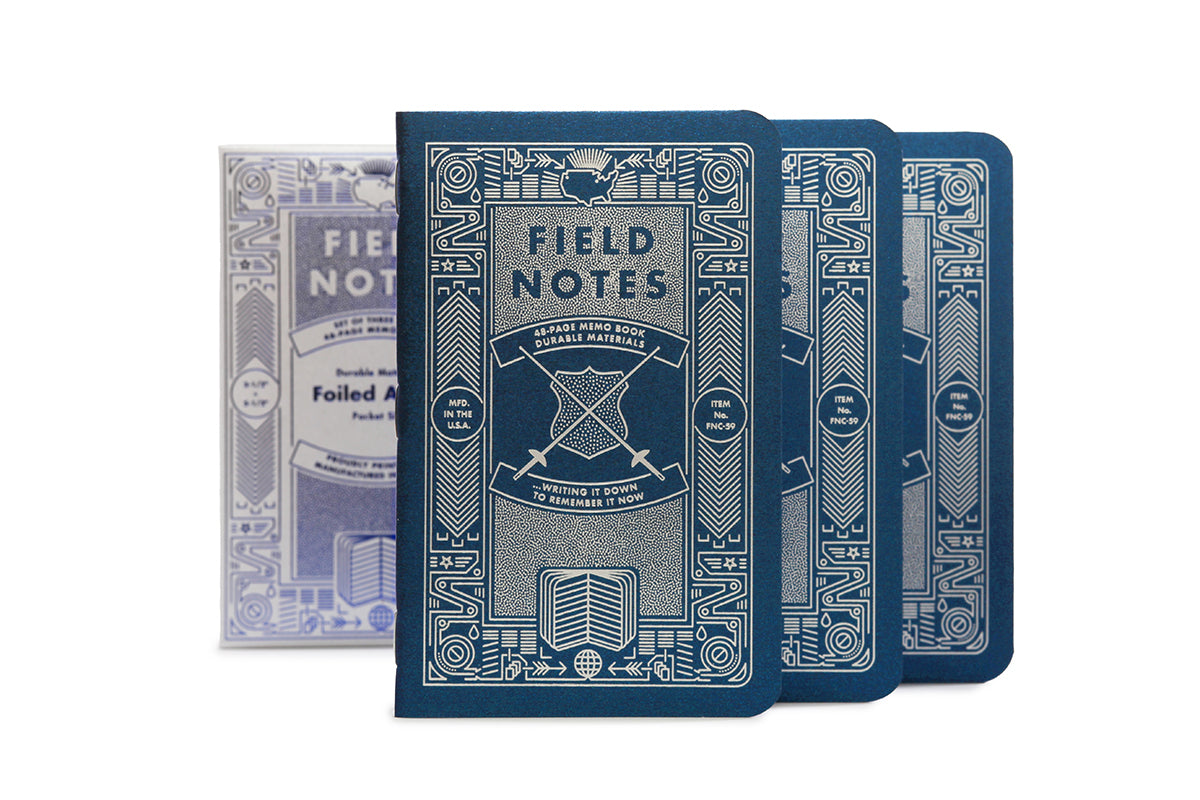 FIELD NOTES Quarterly Edition Foiled Again 3-Pack Default Title