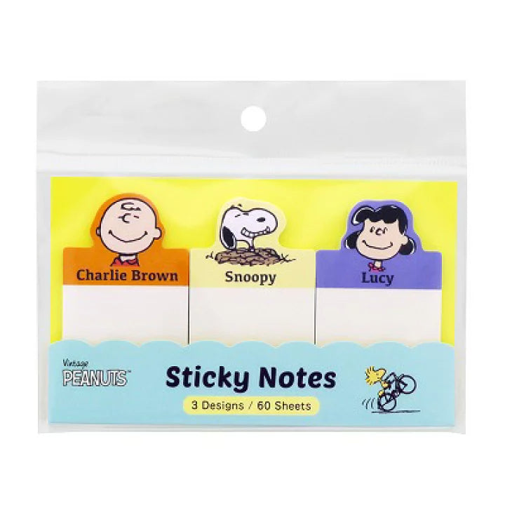 SUN-STAR Sticky Notes SN 283 Peanuts Vintage Good Friends A