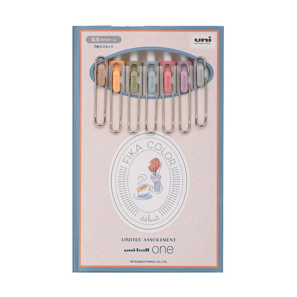 UNI One 0.5mm 7 Colour Set Fika
