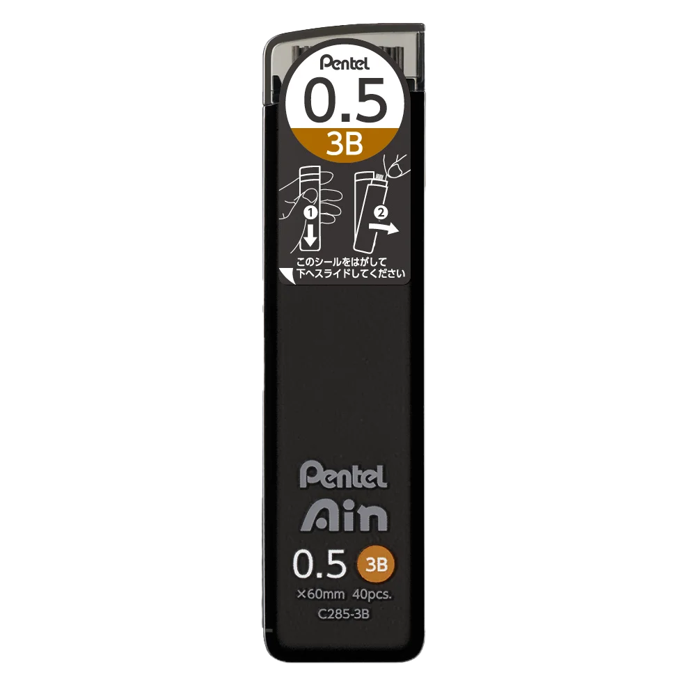 PENTEL Ain Pencil Lead 0.5mm 3B
