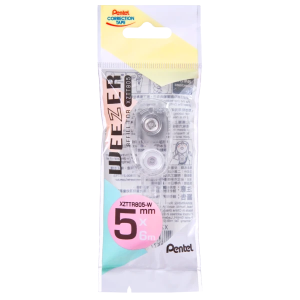 PENTEL Weezer Correction Tape Refill 5mmx6M