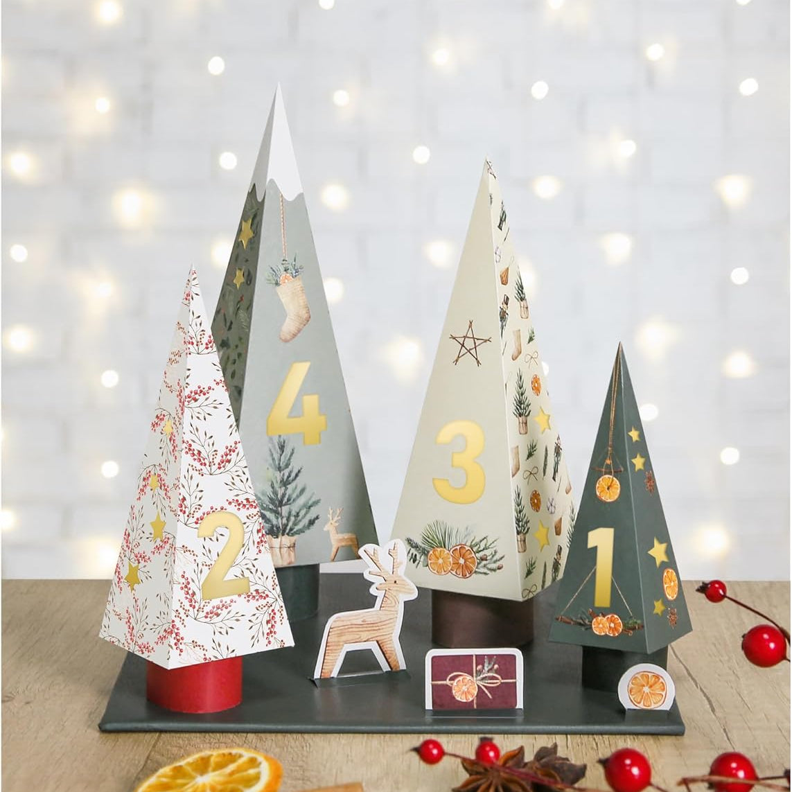 CLAIREFONTAINE Creative Kit Advent Trees