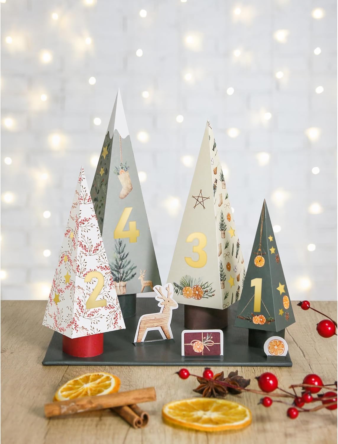 CLAIREFONTAINE Creative Kit Advent Trees
