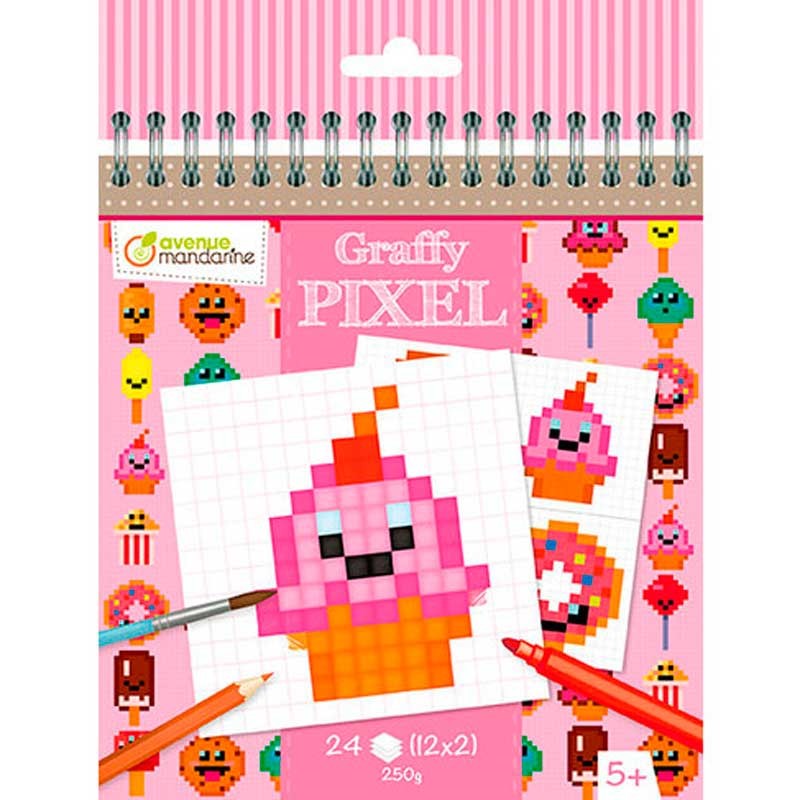 AVENUE MANDARINE Graffy Pixel Kawaii Sweets