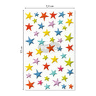 MAILDOR 3D Stickers Cooky Coloured Stars 1s