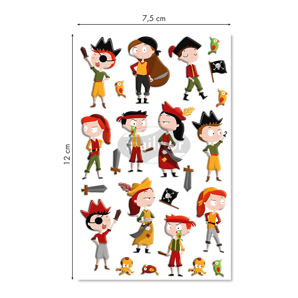 MAILDOR 3D Stickers Cooky Pirates 1s