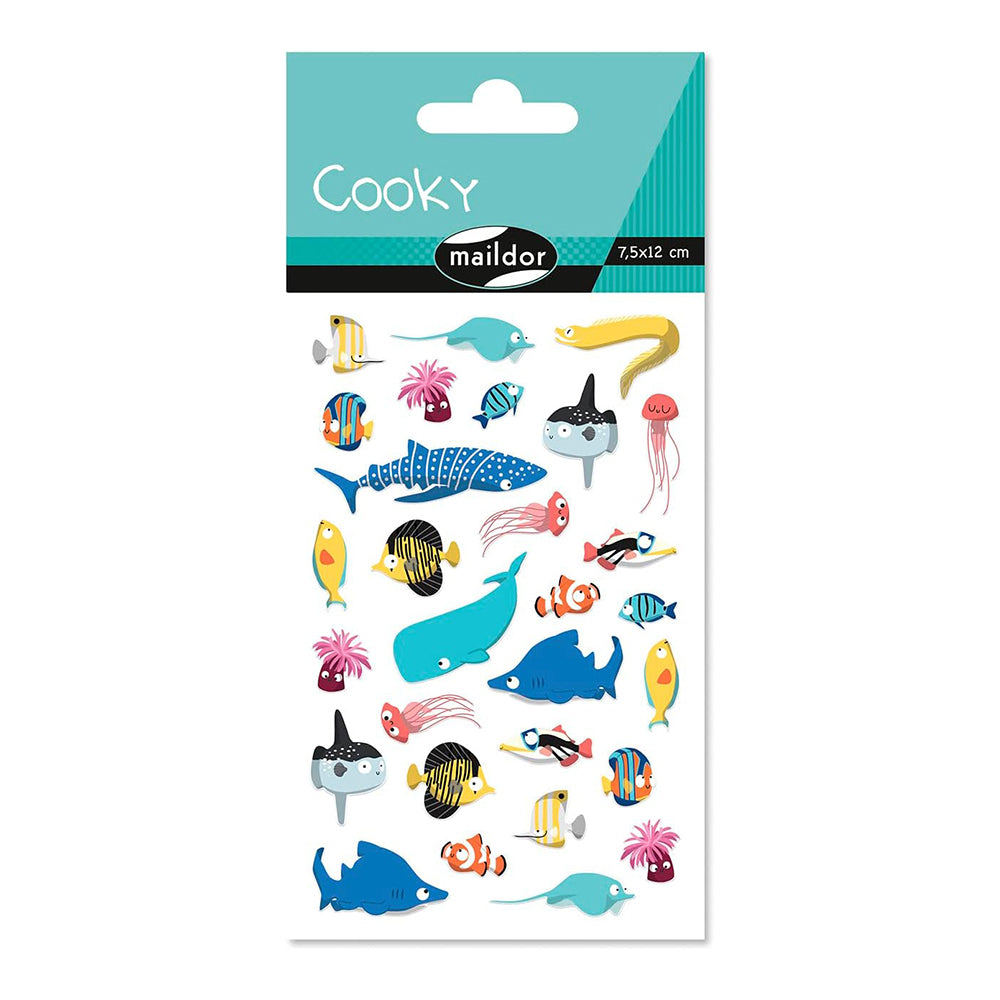 MAILDOR 3D Stickers Cooky Marine Animals 1s