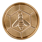 JACQUES HERBIN Brass Engraved Seal Round 24mm Honey Bee