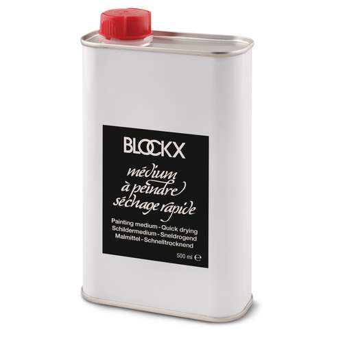 BLOCKX Painting Medium Quick Drying Metal Container 500ml