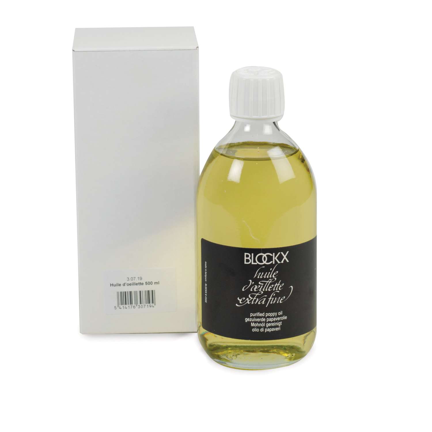 BLOCKX Poppyseed Oil Glass Container 500ml