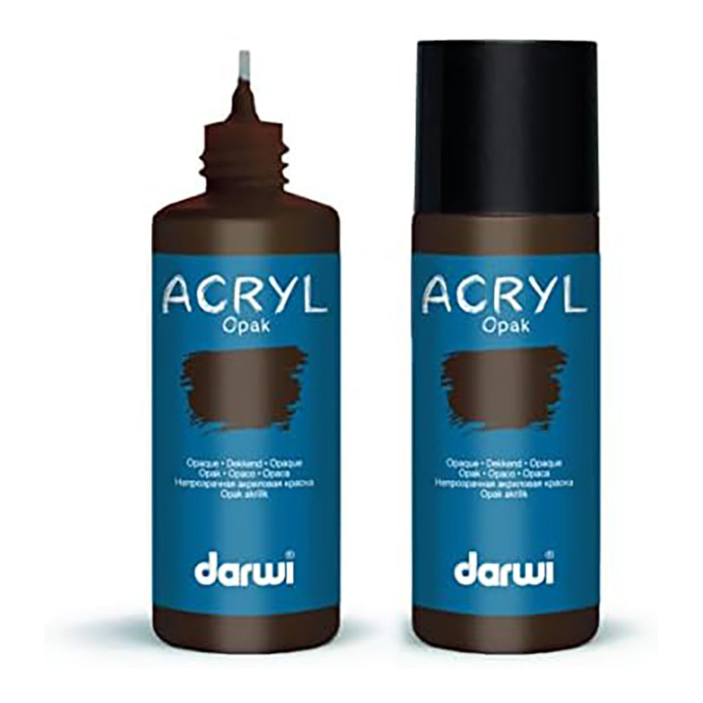DARWI Acryl Opak 80ml Dark Brown