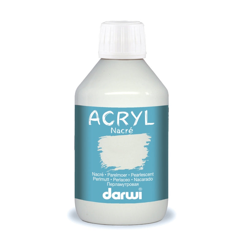 DARWI Acryl Pearlescent 250ml Pearlescent (White)