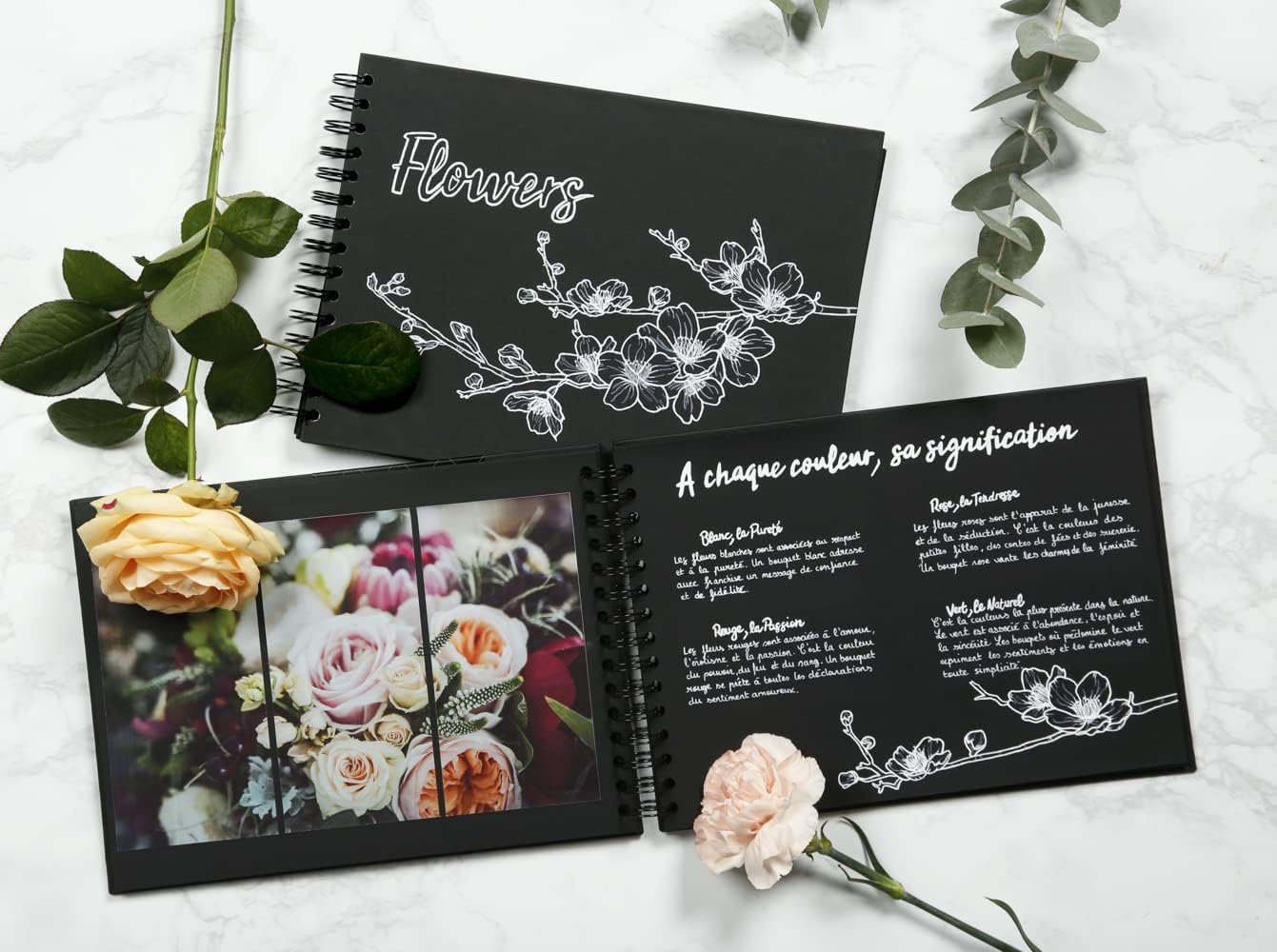 CLAIREFONTAINE Hardcover Album 185g 32x24cm Black