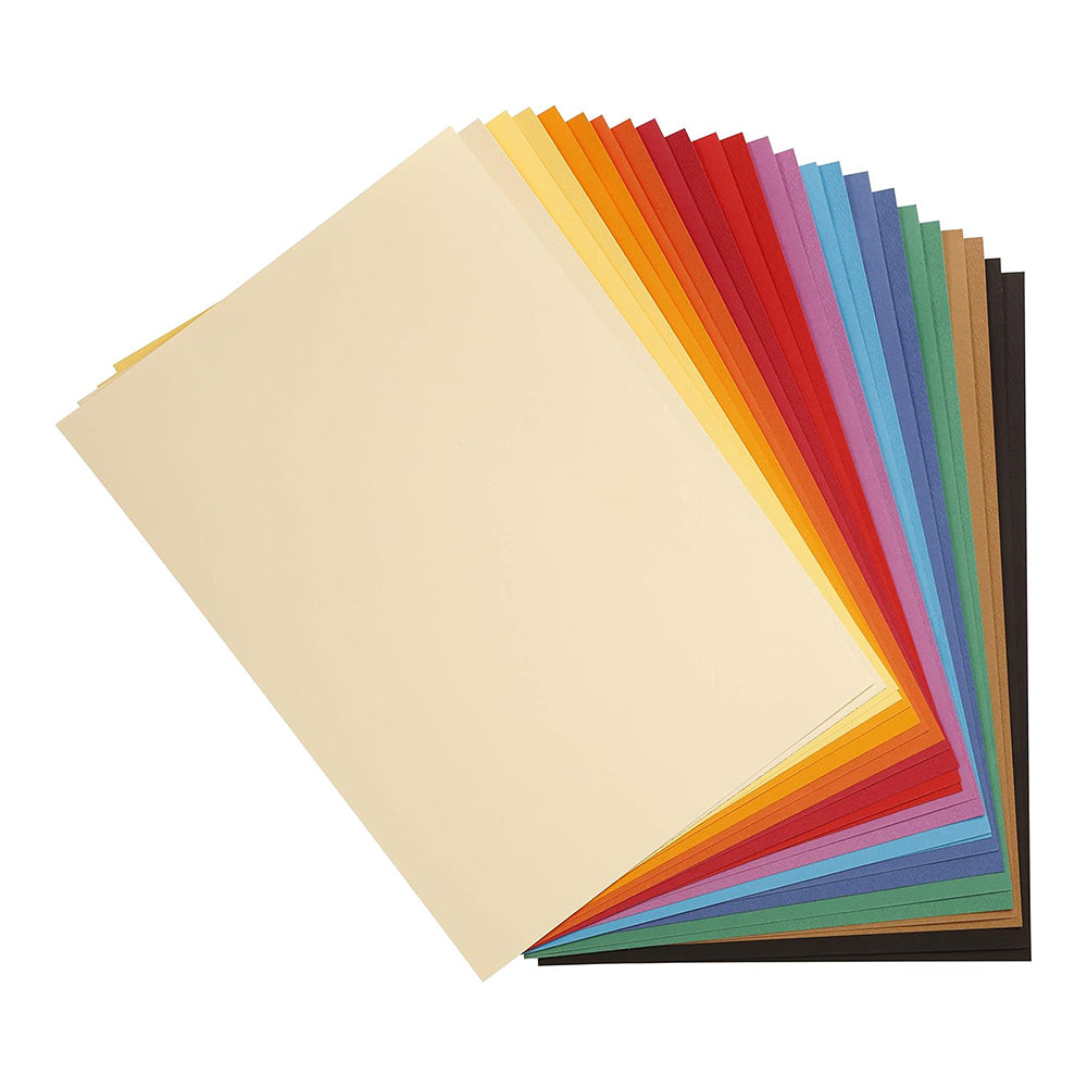 CLAIREFONTAINE Tulipe Coloured Drawing Paper A4 160g 24s Bright Shades