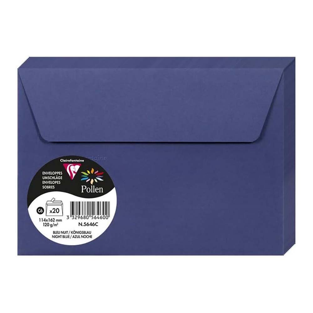 POLLEN Envelopes 120g 114x162mm Night Blue
