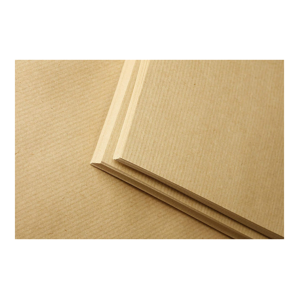 CLAIREFONTAINE Laid Brown Kraft Ream 50x65cm 90g 125s