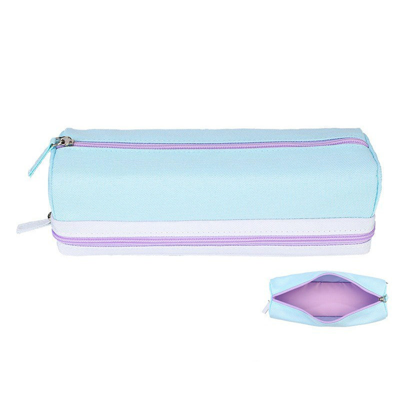 KOKUYO 2-Layer Simple Pen Case Blue