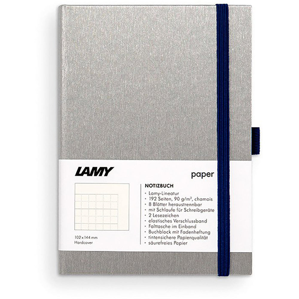 LAMY paper B2 Hardcover Notebook A6 Grid Ruled Ocean Blue VT4034268