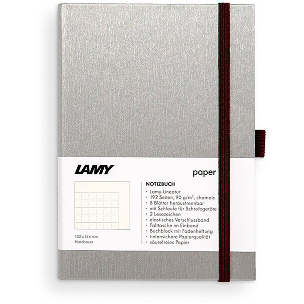 LAMY paper B2 Hardcover Notebook A6 Grid Ruled Black Purple VT4034269