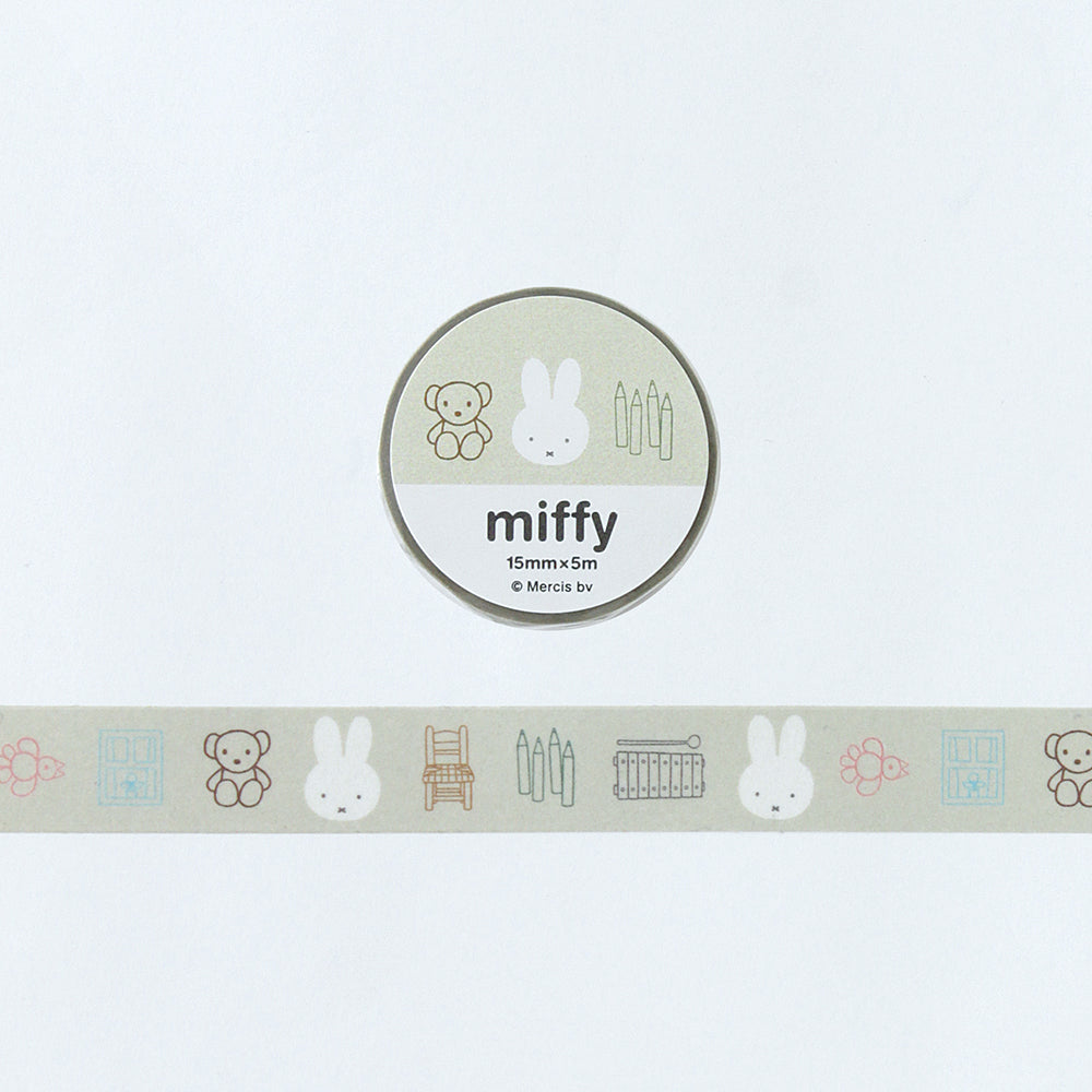 MIFFY x greenflash Masking Tape 15mm Favorite