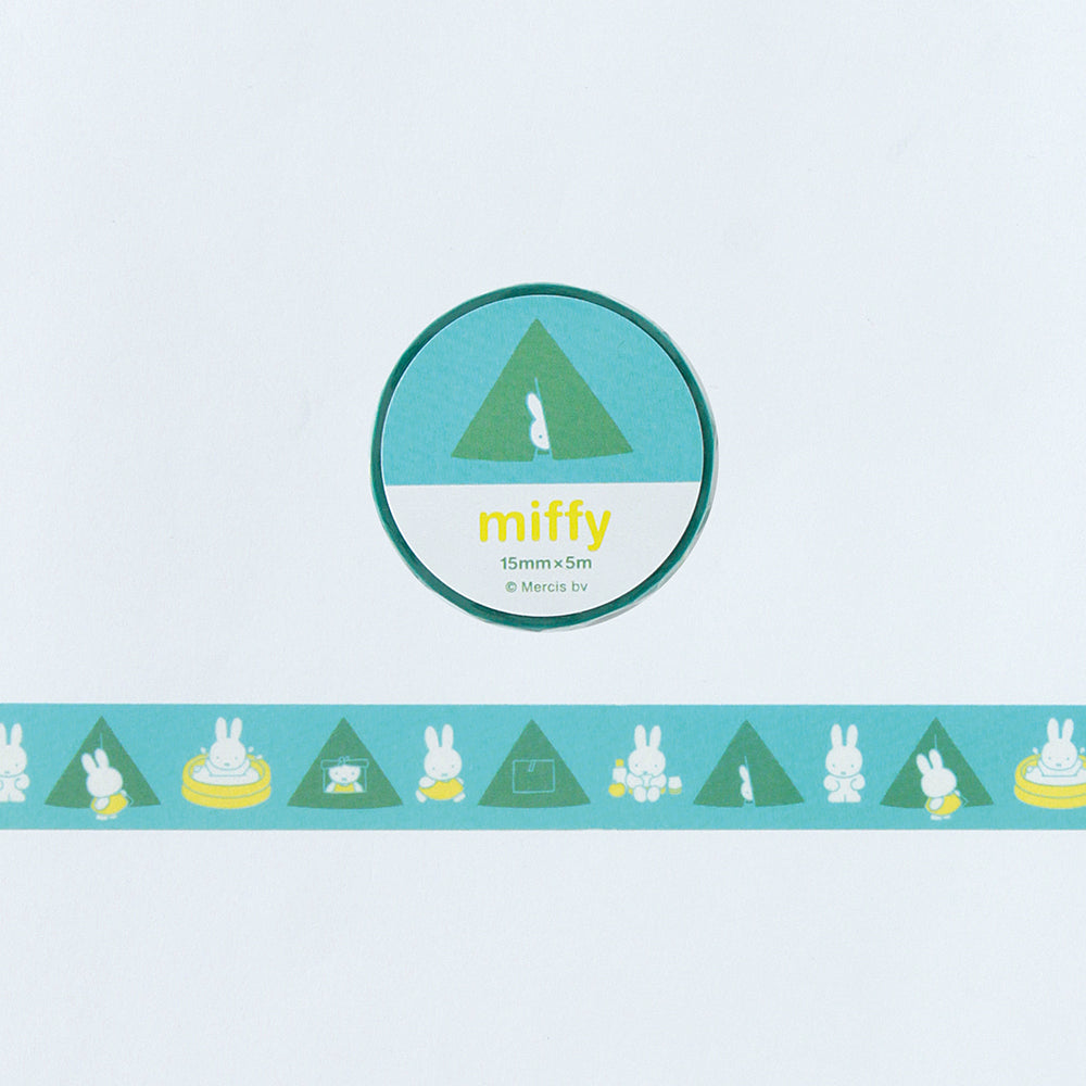 MIFFY x greenflash Masking Tape 15mm Tent