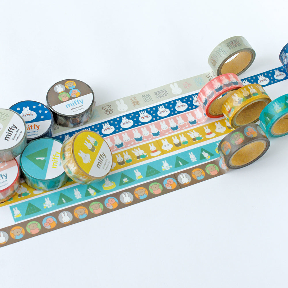 MIFFY x greenflash Masking Tape 15mm Tent