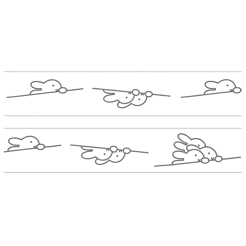 MIFFY x greenflash Clear Masking Tape 20mm Play