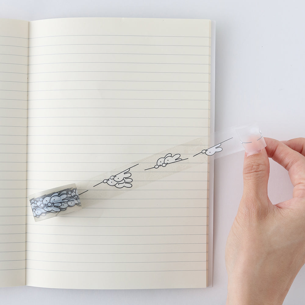 MIFFY x greenflash Clear Masking Tape 20mm Play