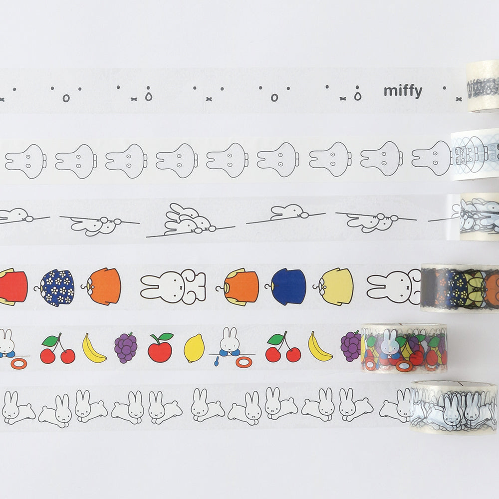 MIFFY x greenflash Clear Masking Tape 20mm Play