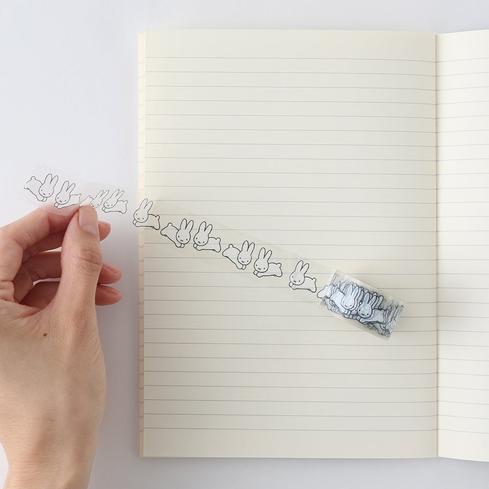 MIFFY x greenflash Clear Masking Tape 20mm Rabbit