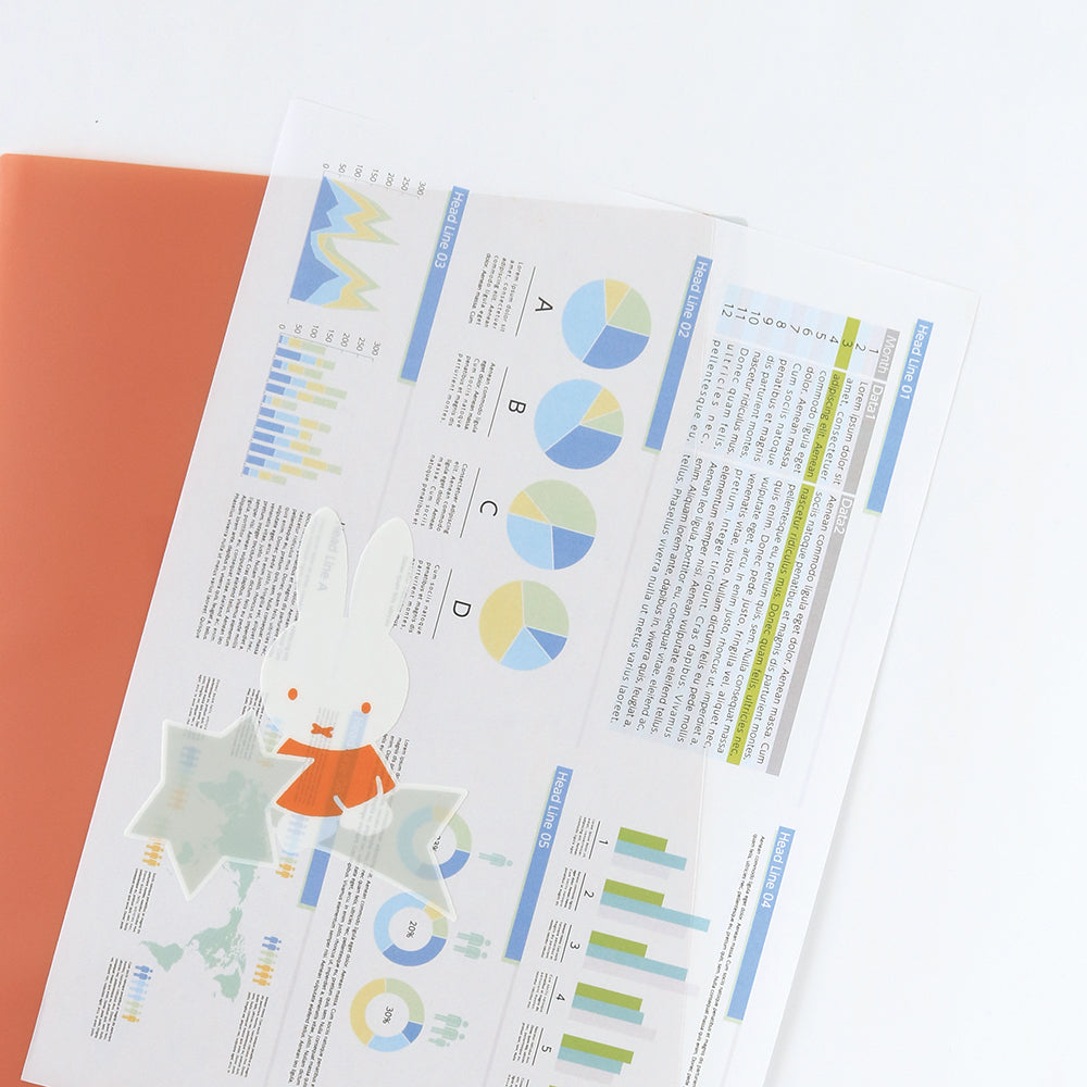 MIFFY x greenflash Pocket Clear File A4 Star
