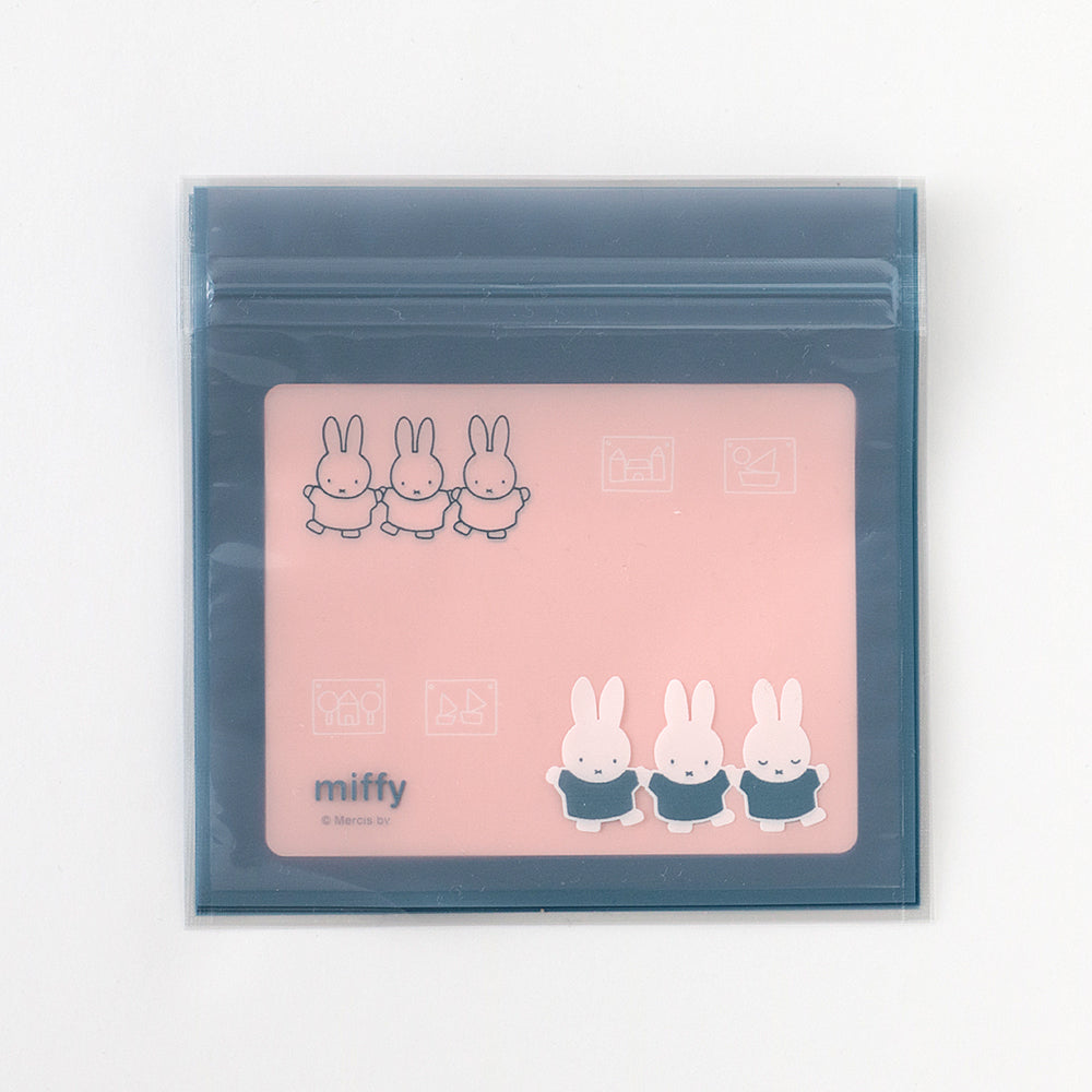 MIFFY x greenflash Zipper Bag 13.5x13.5cm Dance