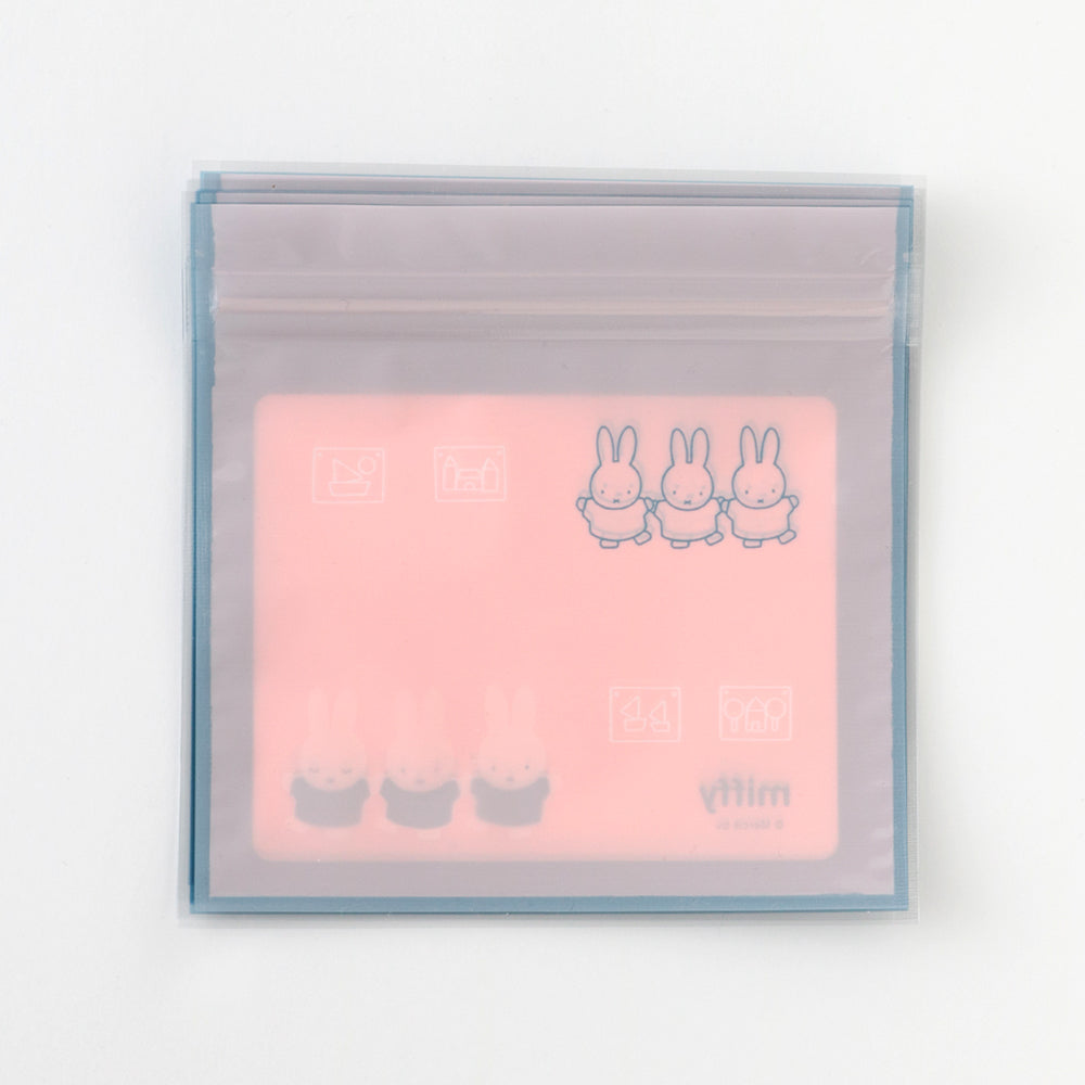 MIFFY x greenflash Zipper Bag 13.5x13.5cm Dance